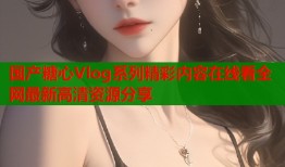 国产糖心Vlog系列精彩内容在线看全网最新高清资源分享