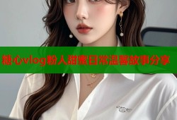 糖心vlog粉人甜蜜日常温馨故事分享