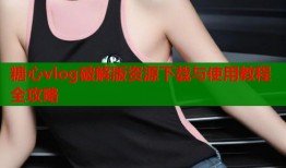 糖心vlog破解版资源下载与使用教程全攻略