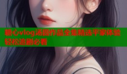 糖心vlog汤圆作品全集精选平家体验轻松追剧必看