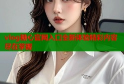 vlog糖心官网入口全新体验精彩内容尽在掌握