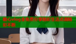 糖心vlog全免费分享精彩生活点滴精彩不断