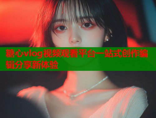 糖心vlog视频观看平台一站式创作编辑分享新体验