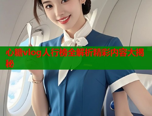 心糖vlog人行榜全解析精彩内容大揭秘