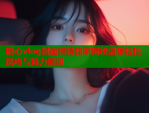 糖心vlog封面模特独家揭秘温暖轻松风格与魅力展现